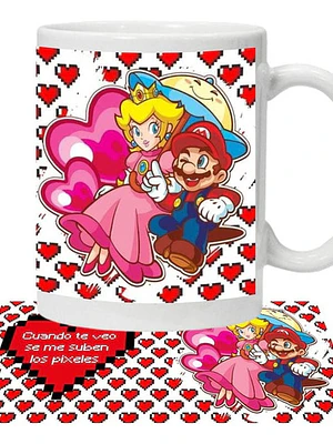 Tazón Amor Frases Cuando Te Veo Mario Grafimax