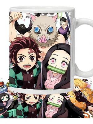 Tazón Tanjiro Y Amigos Demon Slayer Anime Grafimax