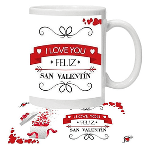 Tazón Amor Frases I Love You Feliz San Valentí­N Grafimax