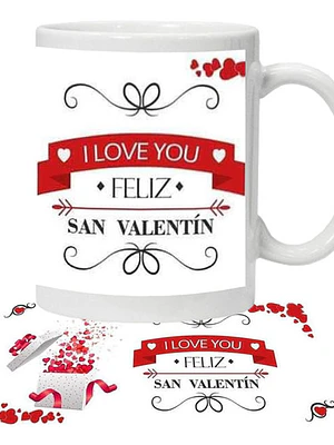 Tazón Amor Frases I Love You Feliz San Valentí­N Grafimax