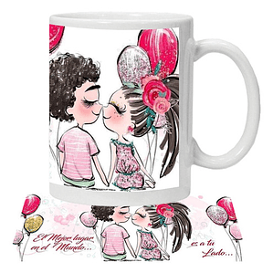 Tazón Enamorados Frases Grafimax