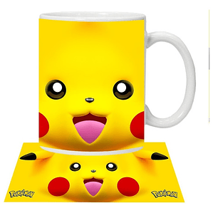 Tazón Pikachu Pokemon Chibi Grafimax