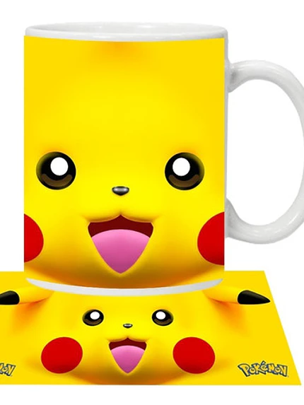 Tazón Pikachu Pokemon Chibi Grafimax 1