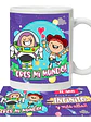 Tazón Amor Frases Enamorado Eres Mi Mundo Toy Story Grafimax - Miniatura 1