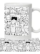 Tazón Gatos Animados Patrón Grafimax - Miniatura 1