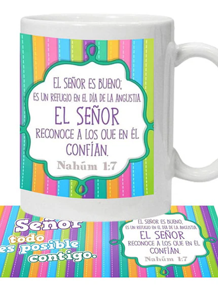 Tazón El Señor Es Bueno Grafimax 1