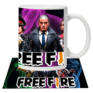Tazón Free Fire Video Juegos Grafimax