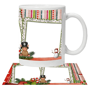 Tazón Fotos Personalizadas Navideño Grafimax