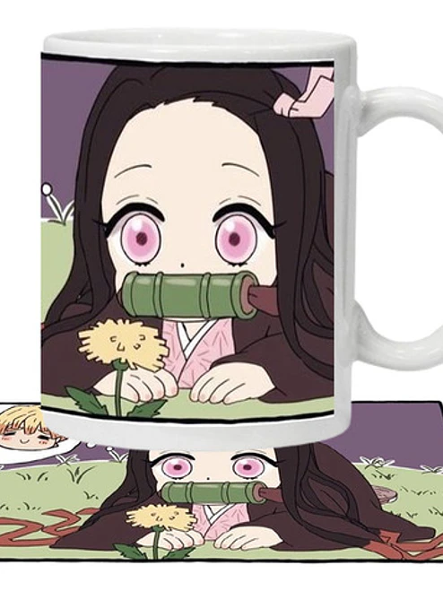 Tazón Nezuko Chibi Kimetsu No Yaiba Anime Grafimax 1