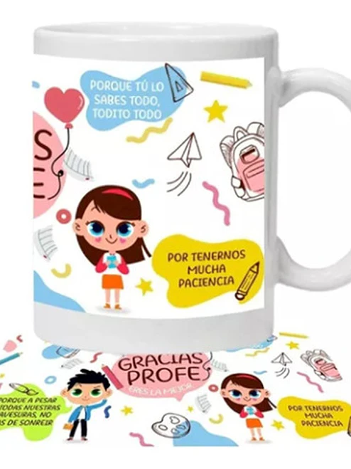 Tazón Profesores Gracias Profe Por Todo Grafimax 1