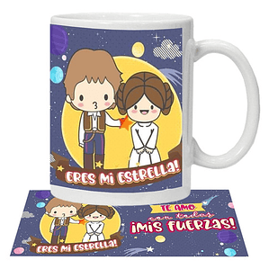 Tazón Amor Star Wars Frases Grafimax