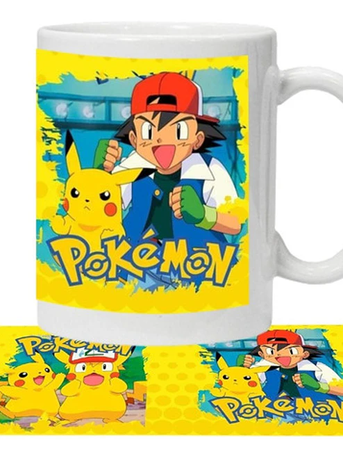 Tazón Pikachu Y Ash Pokemon Grafimax 1