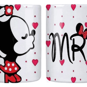 Tazón Amor Frases Minnie Mrs Grafimax