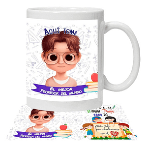 Tazón Aquí­ Toma El Mejor Profesor Del Mundo Grafimax