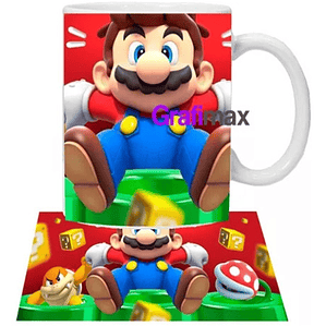 Tazón Mario Bross Amigos Winner Grafimax