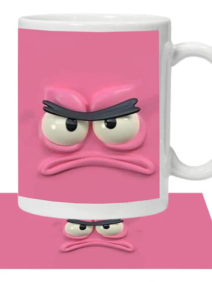 Tazón Patricio Estrella Enojado Bob Esponja Series Grafimax 1