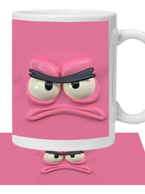 Tazón Patricio Estrella Enojado Bob Esponja Series Grafimax 1