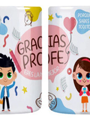 Tazón Profesor/A Gracias Profe Eres La Mejor Grafimax