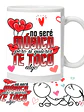 Tazón Amor Frases No Seré Músico Grafimax - Miniatura 1