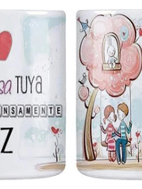 Tazón Amor Frases Una Sonrisa Tuya Grafimax 1