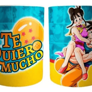 Tazón Goku Y Milk Te Quiero Amor Parejas Enamorados Grafimax