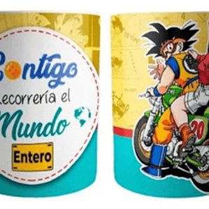 Tazón Goku Y Milk Mundo Amor Parejas Enamorados Grafimax