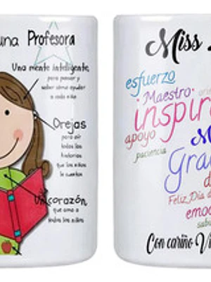 Tazón Profesores Las Partes De Una Profesora Grafimax