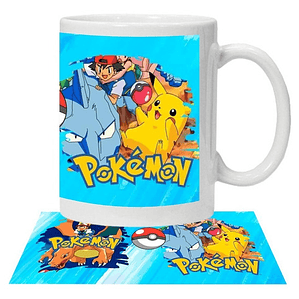 Tazón Ash Pokemones Grafimax