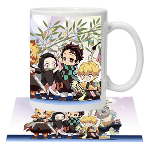 Tazón Demon Slayer Amigos Chibi Anime Grafimax