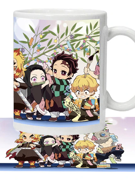 Tazón Demon Slayer Amigos Chibi Anime Grafimax 1