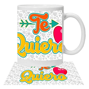 Tazón Amor Frases San Valentí­N Te Quiero Grafimax