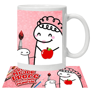 Tazón Profesor/A Eres La Mejor Profe Del Mundo Grafimax