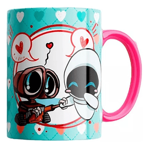 Tazón Eva Y Wall-E Amor Parejas Enamorados Grafimax