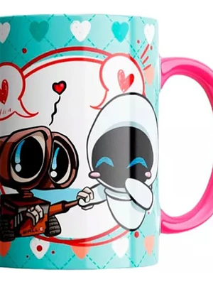 Tazón Eva Y Wall-E Amor Parejas Enamorados Grafimax