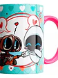 Tazón Eva Y Wall-E Amor Parejas Enamorados Grafimax - Miniatura 1