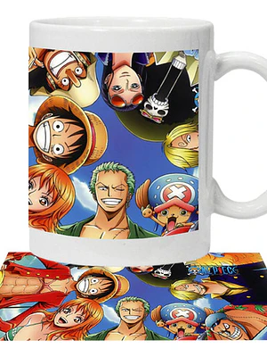 Tazón Luffy Y Sus Amigos Anime One Piece Grafimax