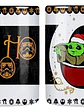 Tazón Feliz Navidad Baby Yoda Ho Ho Ho Grafimax - Miniatura 1