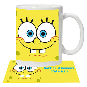 Tazón Bob Esponja Buenos Dí­As Patricio Grafimax
