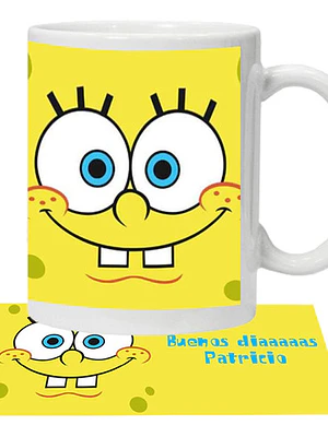 Tazón Bob Esponja Buenos Dí­As Patricio Grafimax