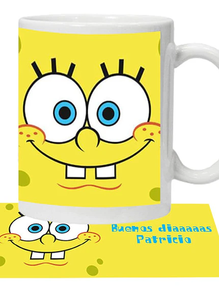 Tazón Bob Esponja Buenos Dí­As Patricio Grafimax 1