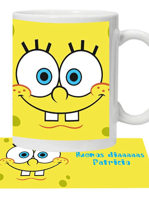 Tazón Bob Esponja Buenos Dí­As Patricio Grafimax 1
