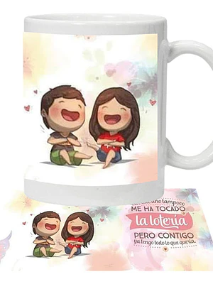 Tazón Amor Frases Contigo Tengo Todo Lo Que Querí­a Grafimax