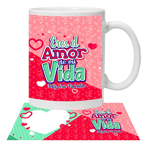 Tazón Amor Personalizado Eres El Amor De Mi Vida Grafimax