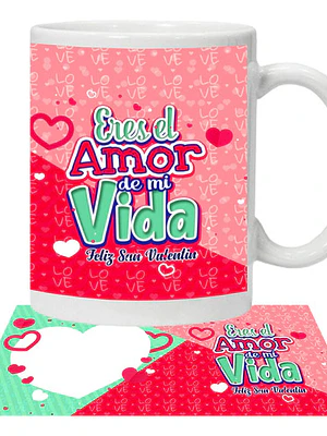 Tazón Amor Personalizado Eres El Amor De Mi Vida Grafimax