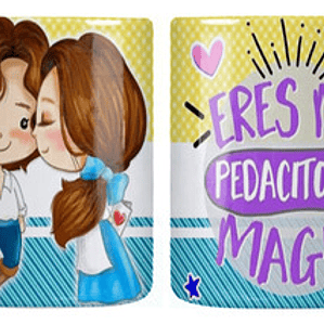 Tazón Amor Frases Mi Pedacito De Magia Bella Grafimax