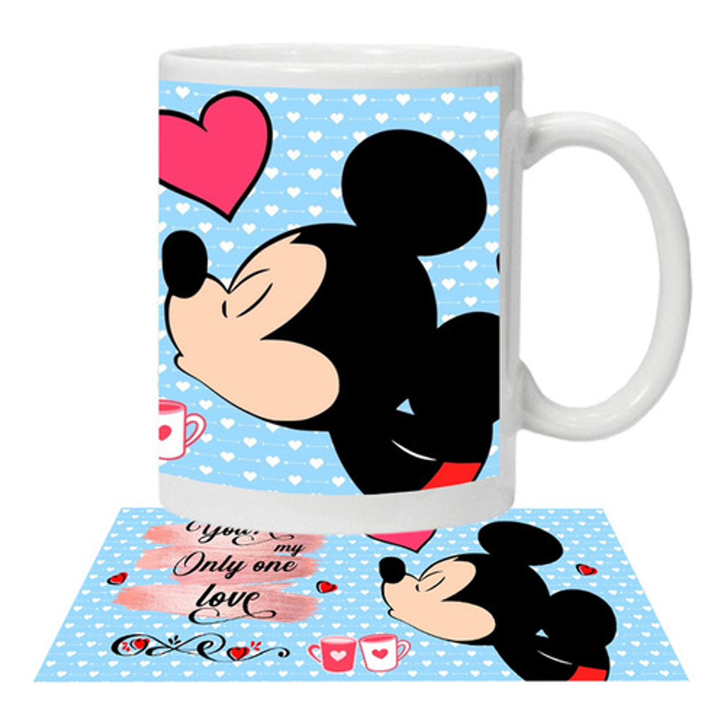 Pack Tazones Amor Mickey Y Minnie My Only One Love Grafimax 3