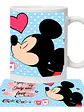 Pack Tazones Amor Mickey Y Minnie My Only One Love Grafimax - Miniatura 3
