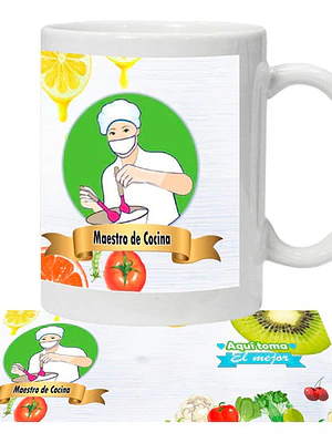 Tazón El Mejor Maestro De Cocina Grafimax