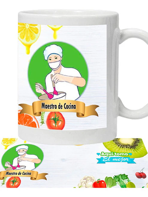 Tazón El Mejor Maestro De Cocina Grafimax 1