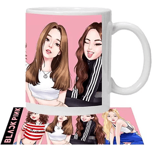 Tazón Black Pink Animadas Grafimax